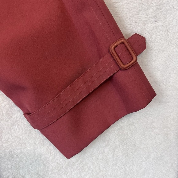 Misty Harbor Trench Rain Coat Women's Size 20 Petite Lined Union Made‎ Mauve - Picture 4 of 10